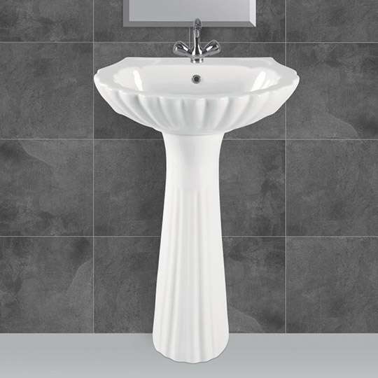 Wash Basin Pedestal  - Crowny