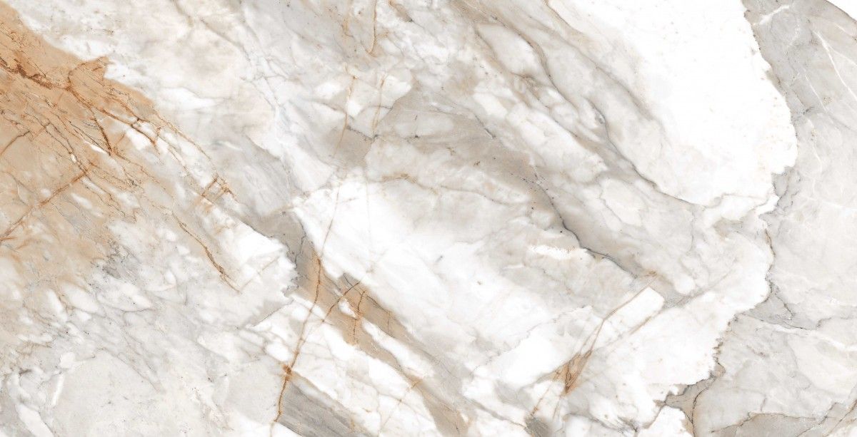 Glazed Porcelain Tiles - 600 x 1200 mm ( 24 x 48 inch ) - SCOTISH WHITE_R1