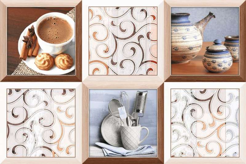 Wall Tiles - 300 x 450 mm  ( 12 x 18 inch ) - 7016_DK