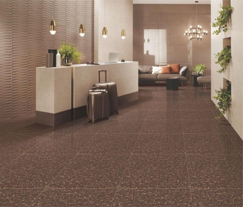 Vitrified Tiles - 600 x 600 mm ( 24 x 24 inch ) - PLAZMA CHOCO