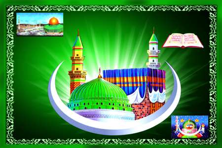 Poster tiles - 600 x 900 mm ( 24 x 36 inch ) - Masjid Poster Wall Tile 600x900mm  HG-47