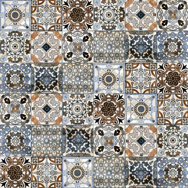 baldosa para piso - 600 x 600 mm (24 x 24 pulgadas) - MOROCCAN 3