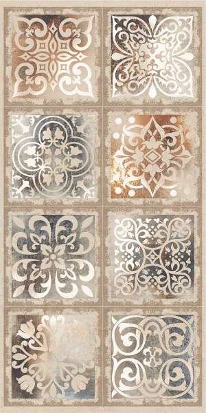 piso azulejo - 600 x 1200 mm (24 x 48 pulgadas) - elegance-beige-decor-03