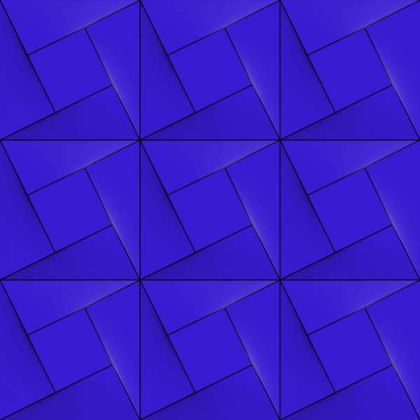 cerámica para pared baldosas - 300 x 300 mm (12 x 12 pulgadas) - COBALT BLUE-110-DG