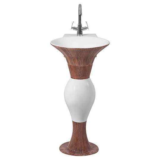 Wash Basin Pedestal  - Dolphin Set 409