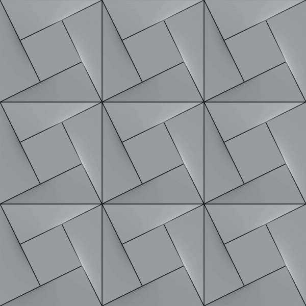 بلاط الحائط - 300 × 300 مم (12 × 12 بوصة) - GRAY-110-DG