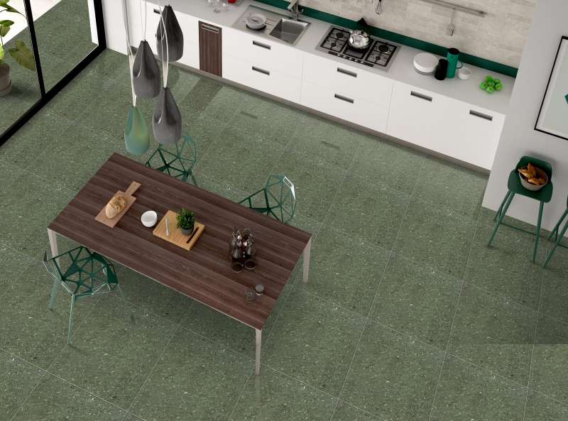 carrelage travertin - 600 x 600 mm ( 24 x 24 pouces ) - GALA GREEN - DK