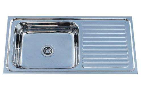 Stainless Steel Kitchen Sink  - single bowl with drain board