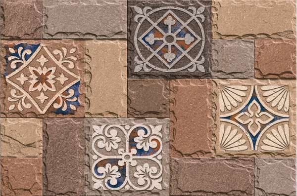 Exterior / Elevation Tiles - 300 x 450 mm  ( 12 x 18 inch ) - JAVA 01