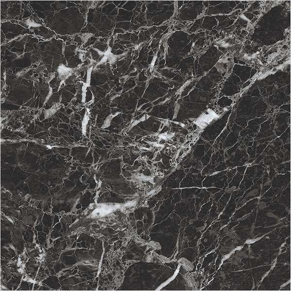 Glazed Porcelain Tiles - 600 x 600 mm ( 24 x 24 inch ) - luminia-black