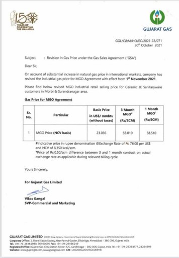 November Gas Price Hike