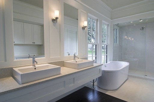 Quartz Sink In Shower