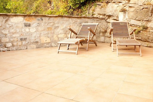 Ceramic Tiles on Outdoor Patio