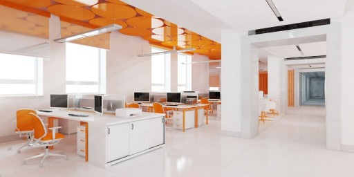 Ceramic Tiles In Office