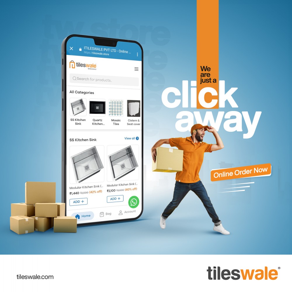 At Tileswale , we not only sell tiles , we also provide a one-stop solution for all your ceramic needs