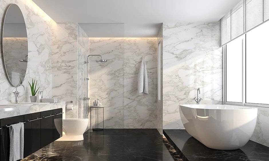 Aesthetic Appeal White Marble