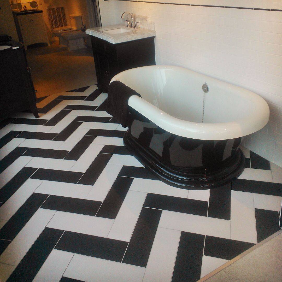 Herringbone Pattern for Monochrome Tiles