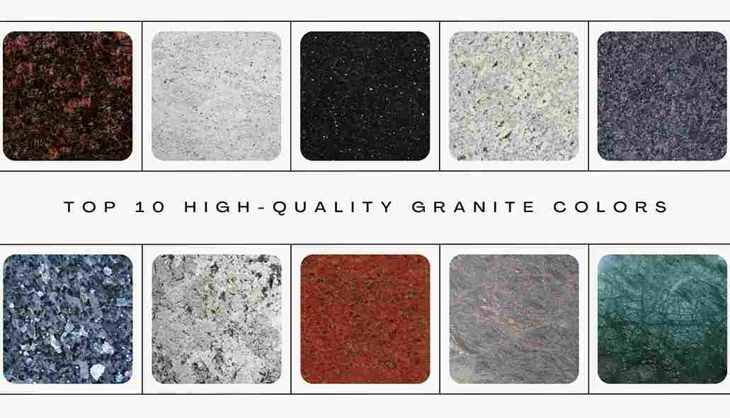 Known About Granite Types - Granite by Color