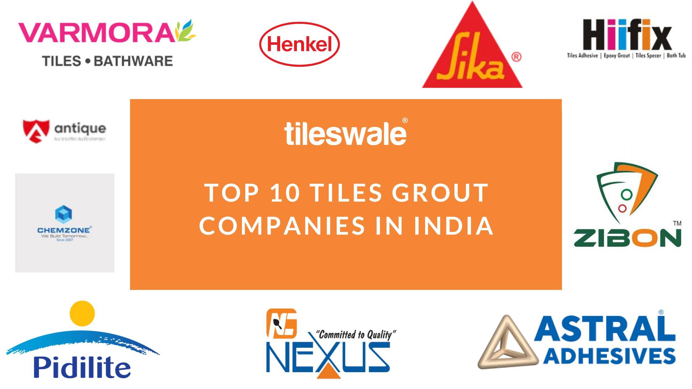 Top 10 Tiles Grout Companies in India