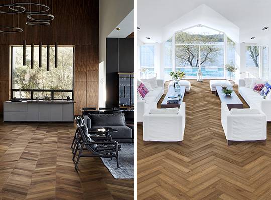 Chevron Pattern vs Herringbone Pattern