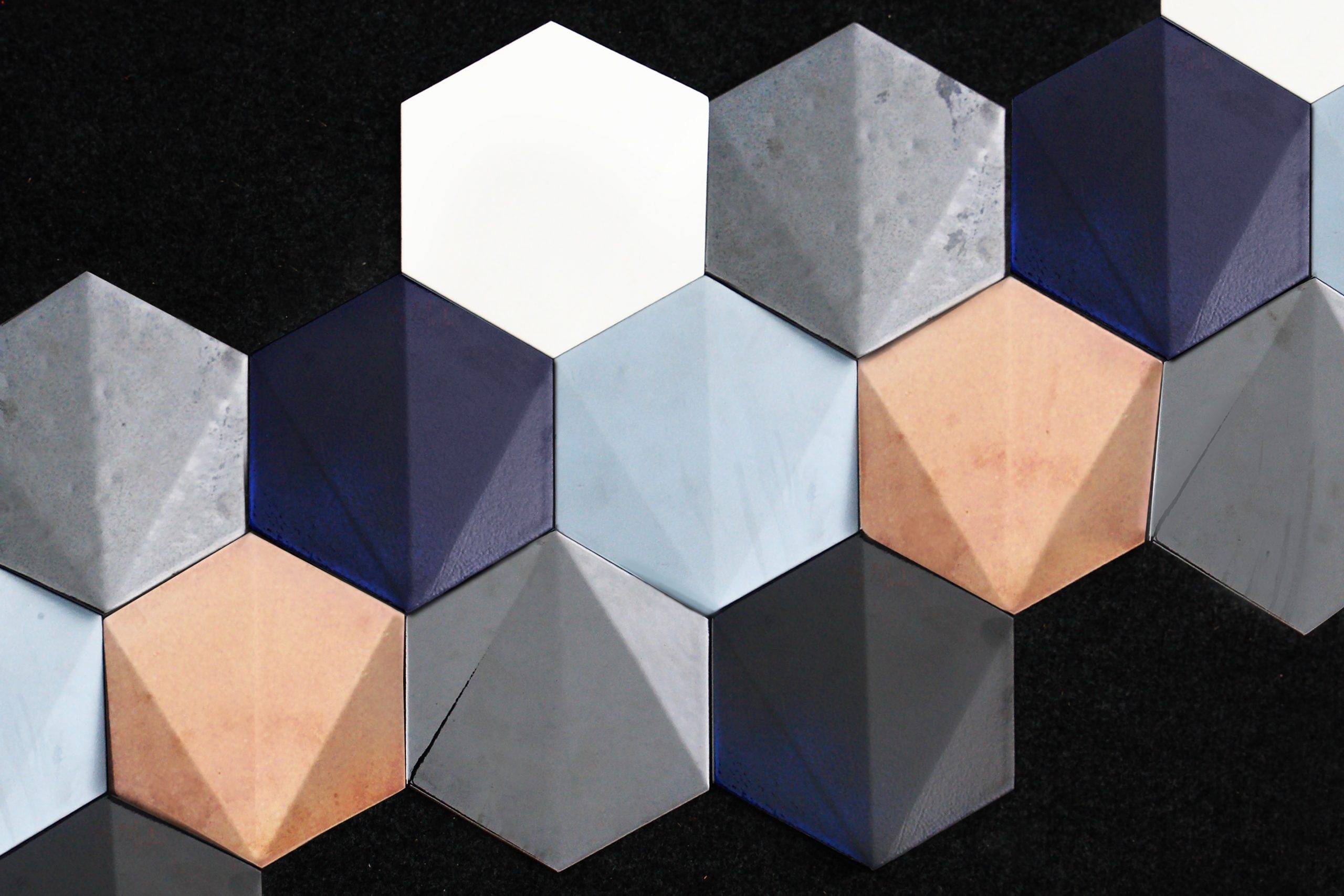 3D Hexagon Tile Designs