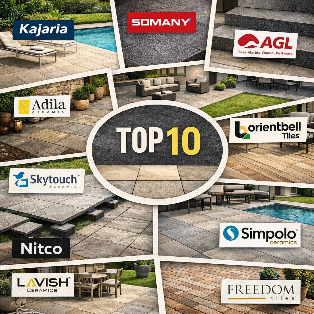 Top 10 Outdoor Tiles Manufacturers in India