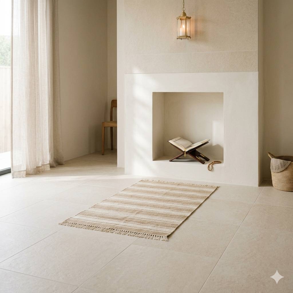 Minimalist Beige or Cream Tiles