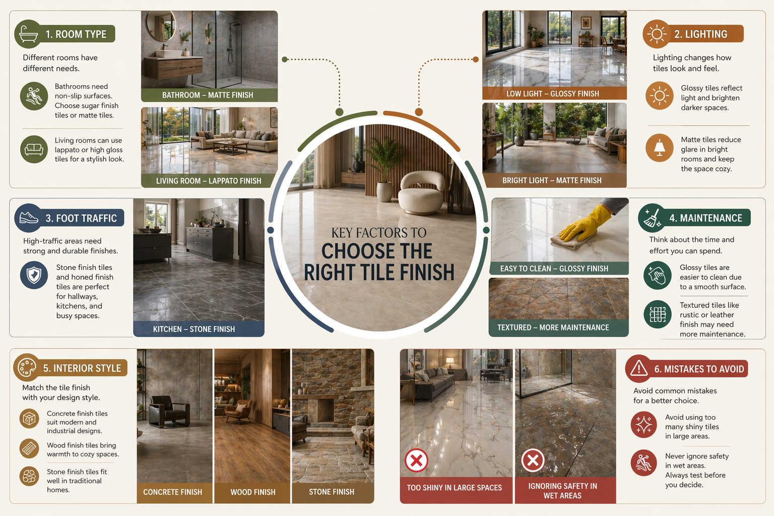 Top 10 Trending Tile Finishes in 2026 for Modern Interior