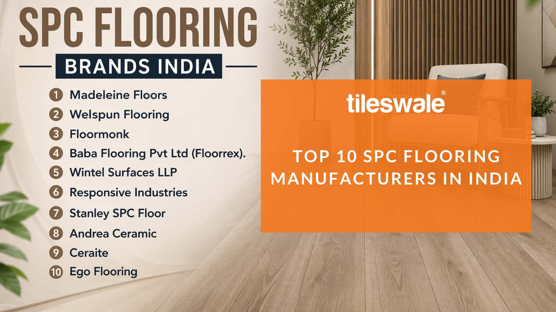 Top 10 SPC Flooring Manufacturers in India