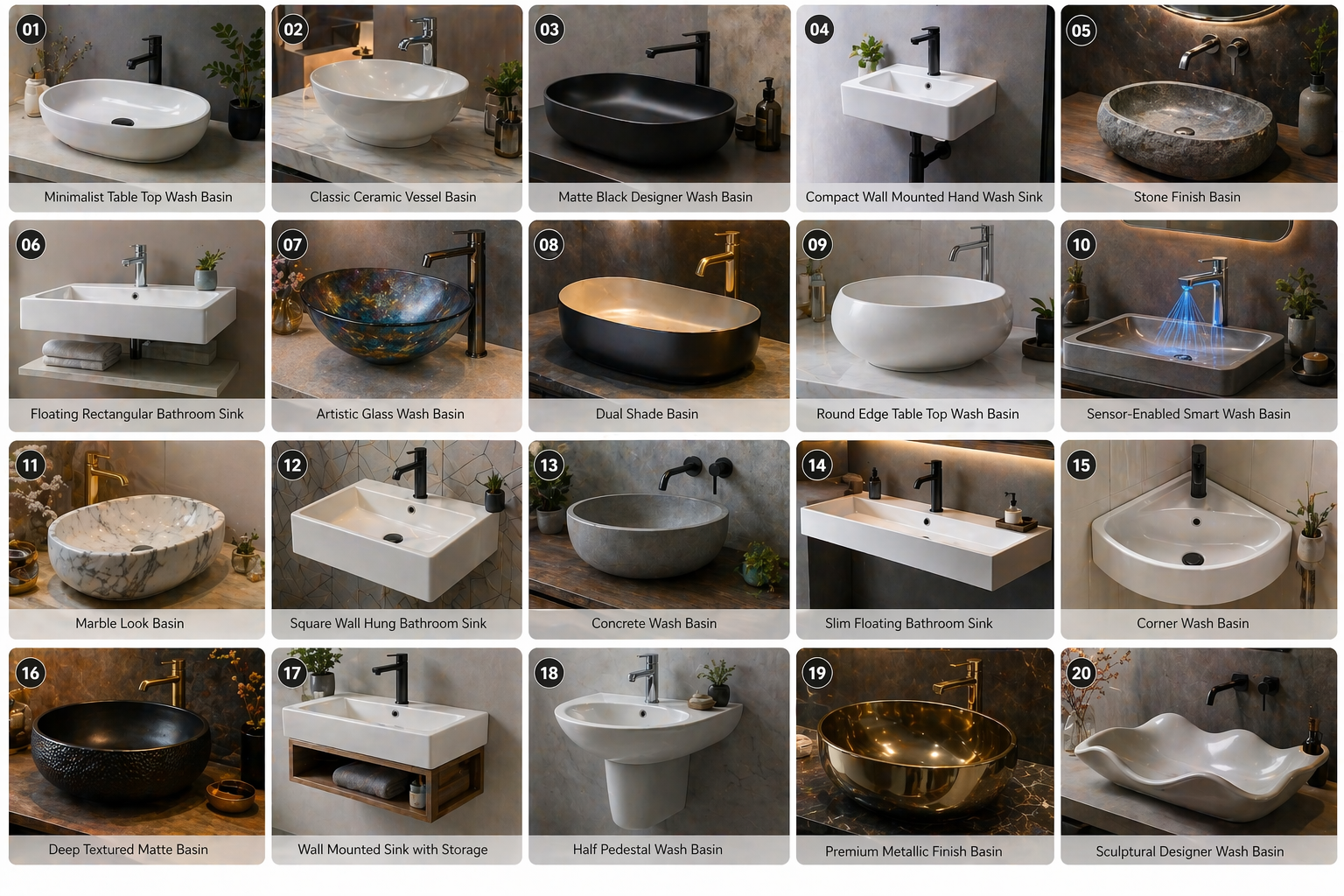 Top Wash Basin Designs