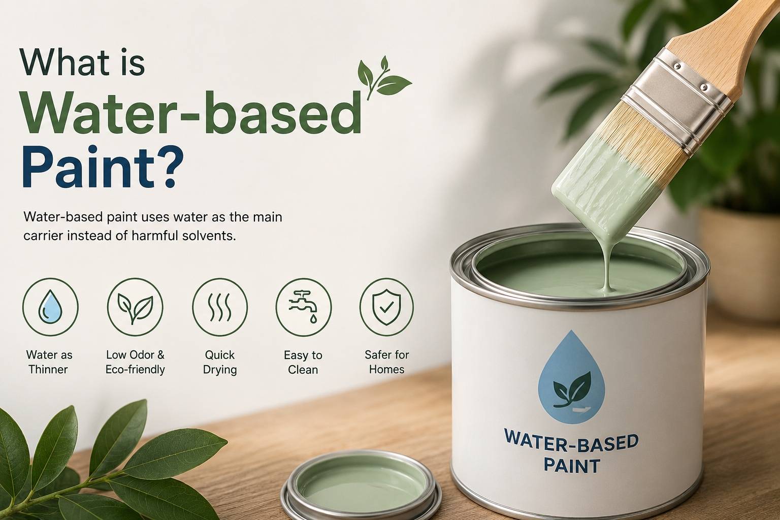 What is water-based paint?