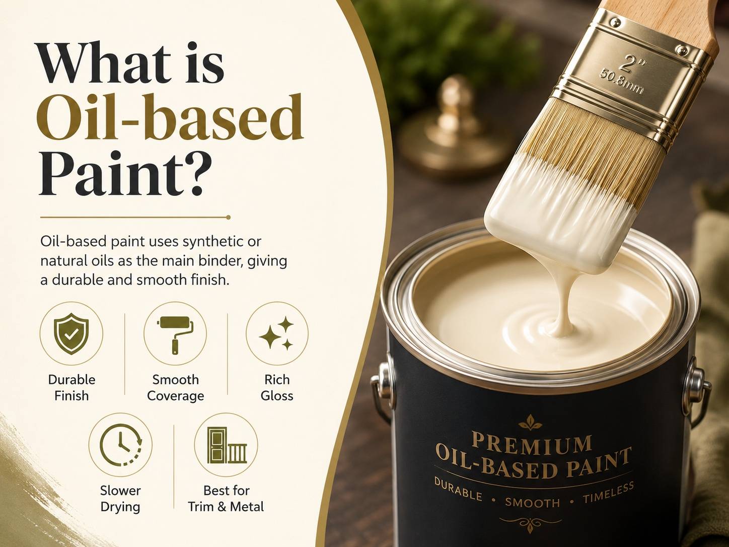 What is oil-based paint?