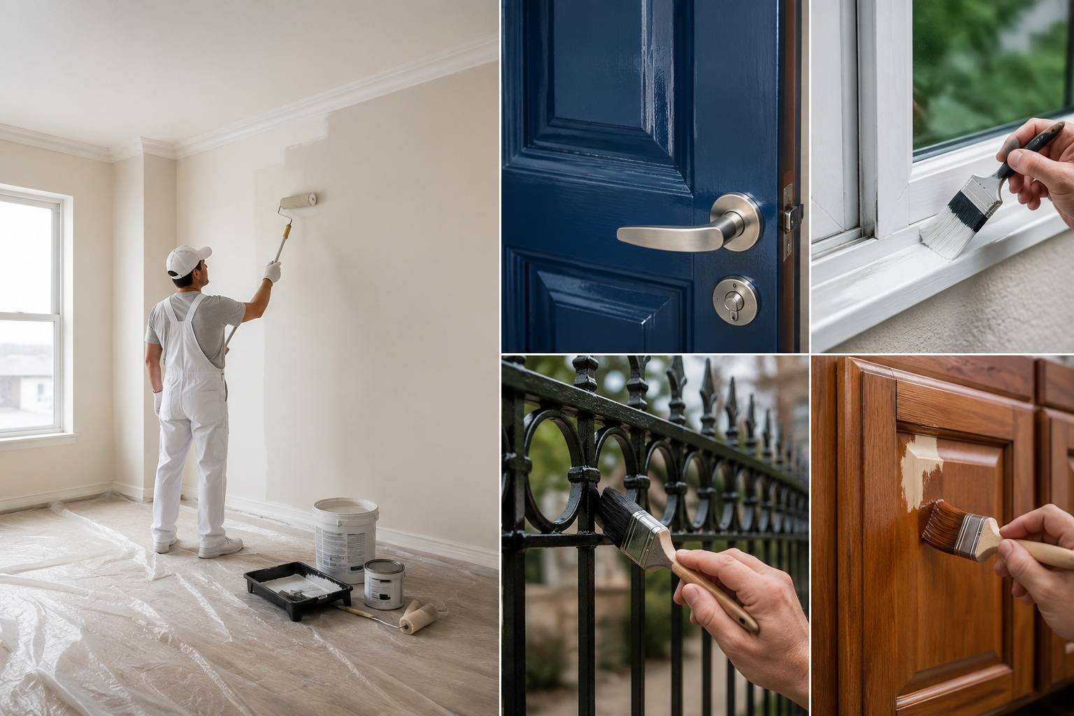 Where should you use each paint?