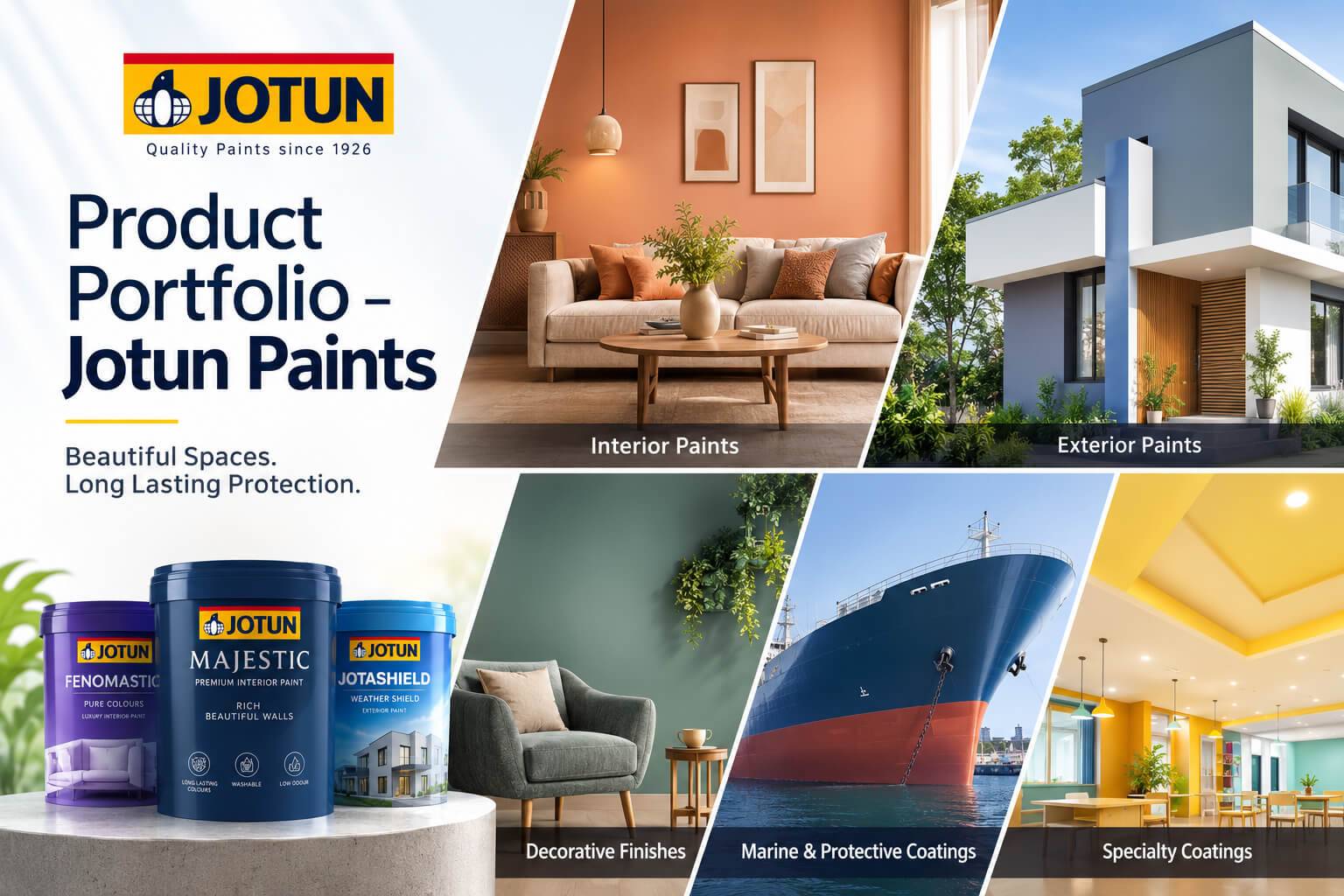 Jotun Paints product portfolio