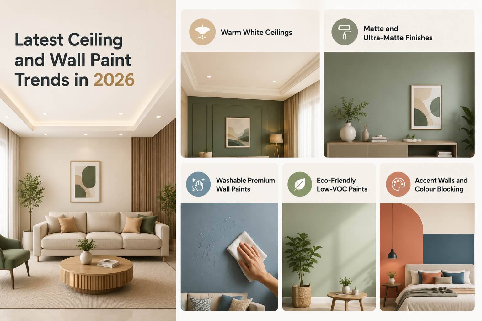Ceiling and Wall Paint Trends 