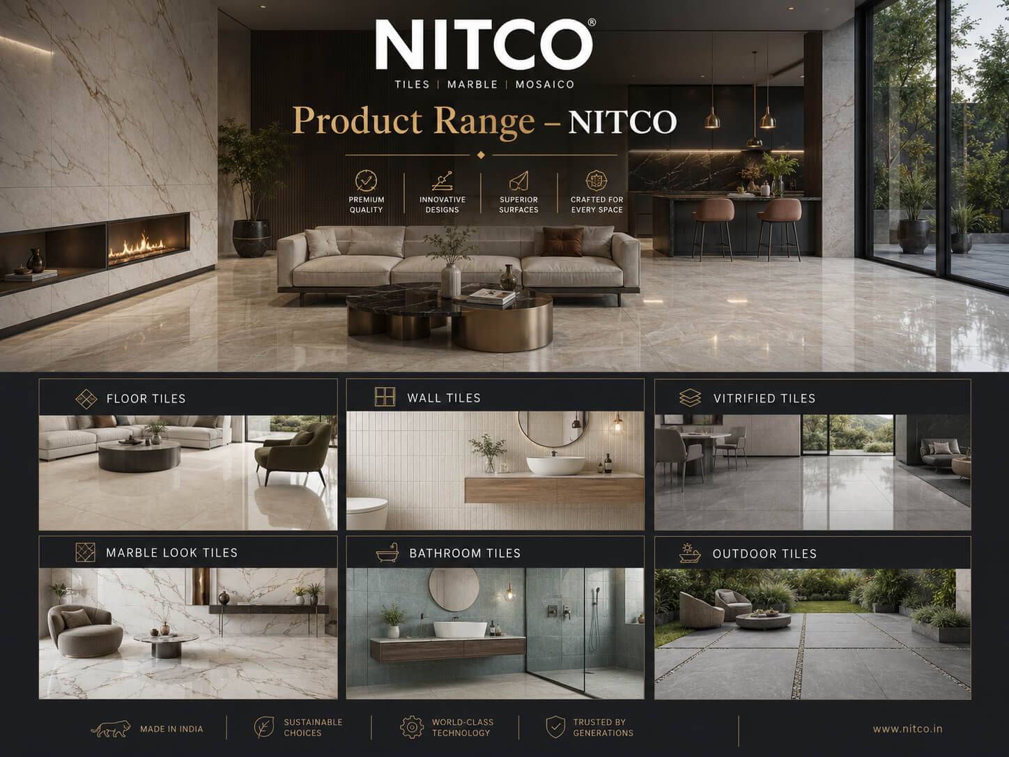 Nitco Product portfolio
