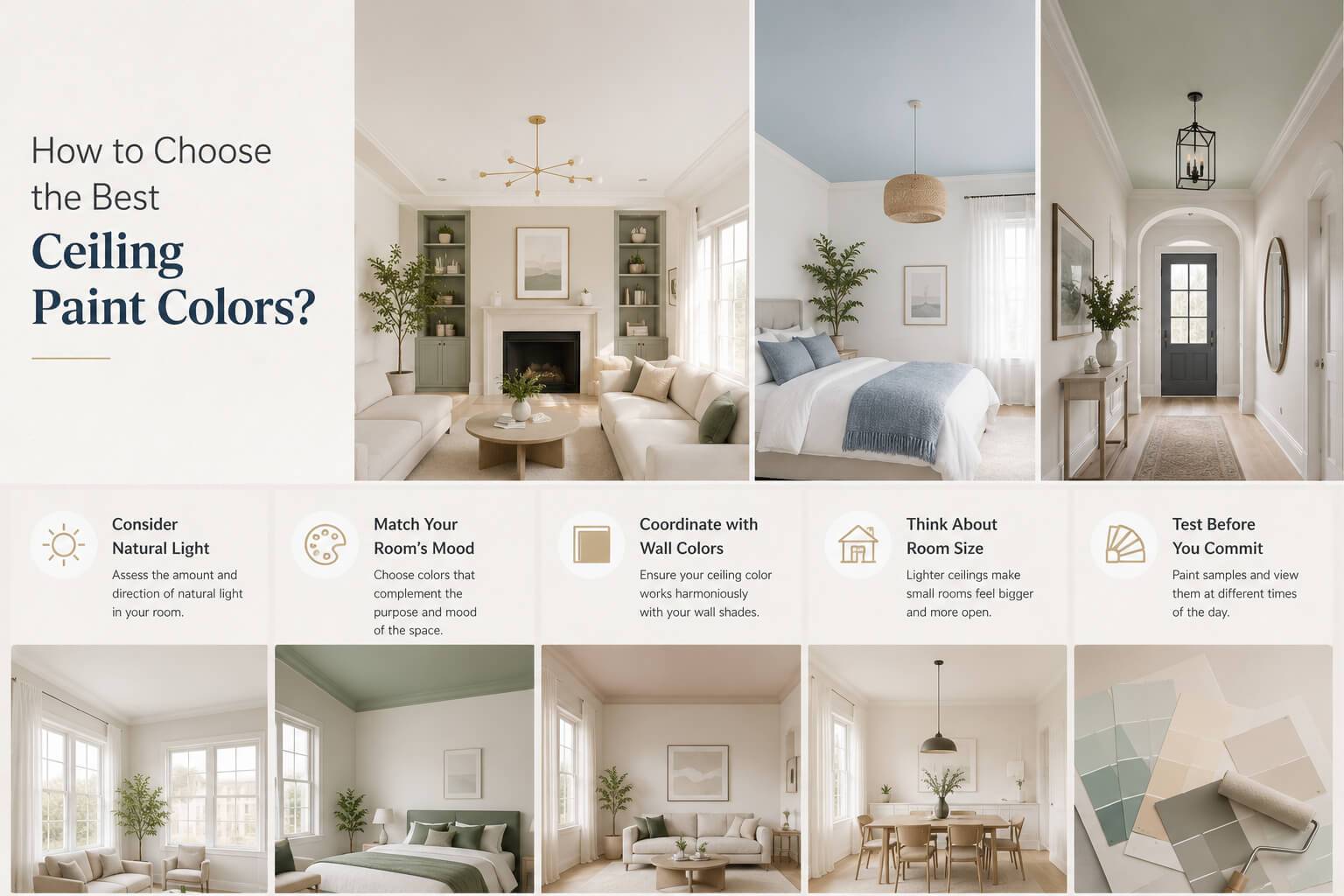 Best Ceiling Paint Colors