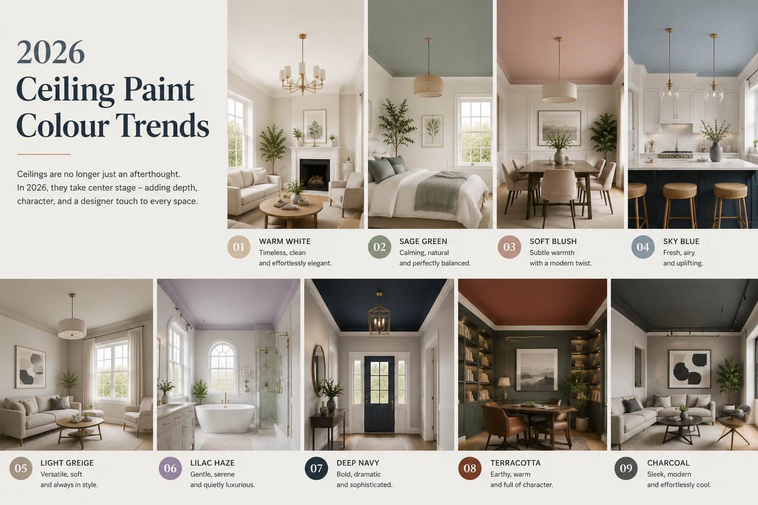 Ceiling Paint Colour Trends