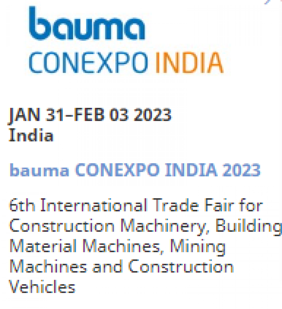 BAUMA CONEXPO INDIA 2023