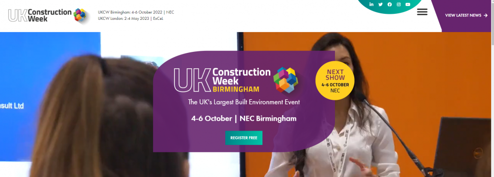 uk construction week birmingham 2023