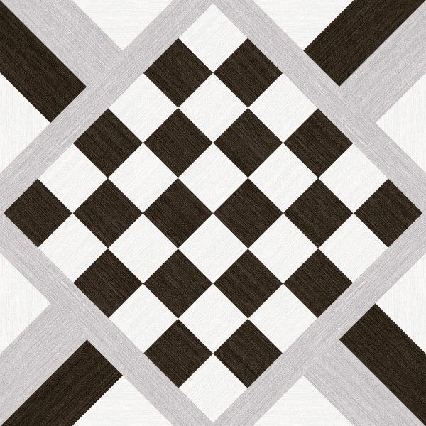 24 X 24 Pllakat - 4017_Nero Checker