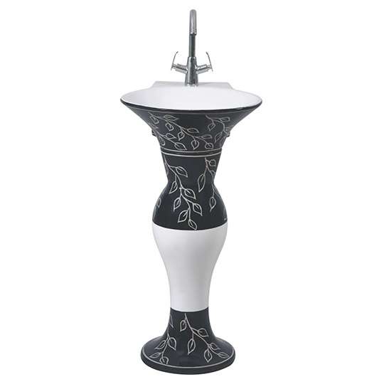 Wash Basin Pedestal - Dolphin Set 412