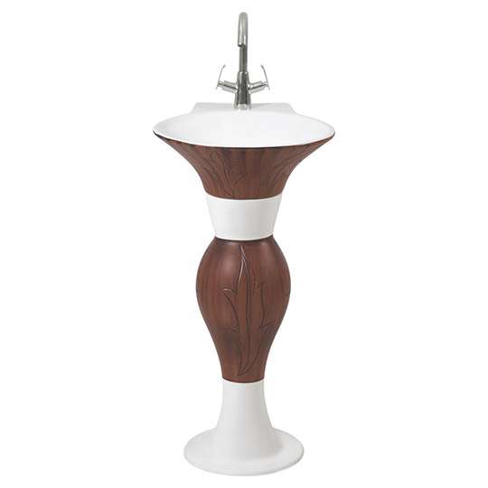 Wash Basin Pedestal - Dolphin Set 401