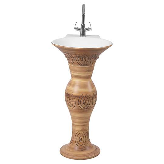 Wash Basin Pedestal - Dolphin Set 405