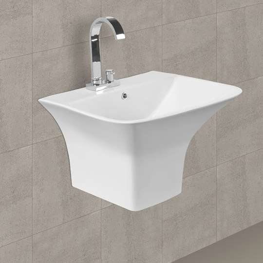 Wash Basin Half Pedestal - Dovel