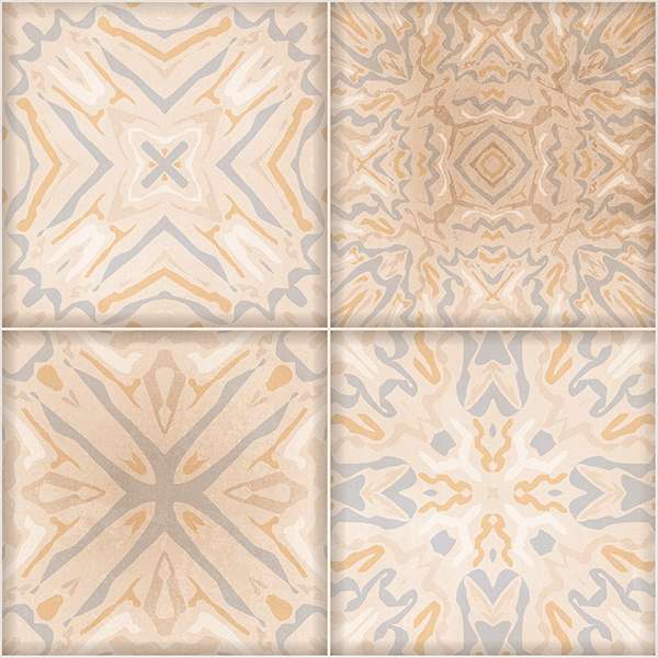 8 X 24 carrelages céramique - Quadra-Beige-(Carving)